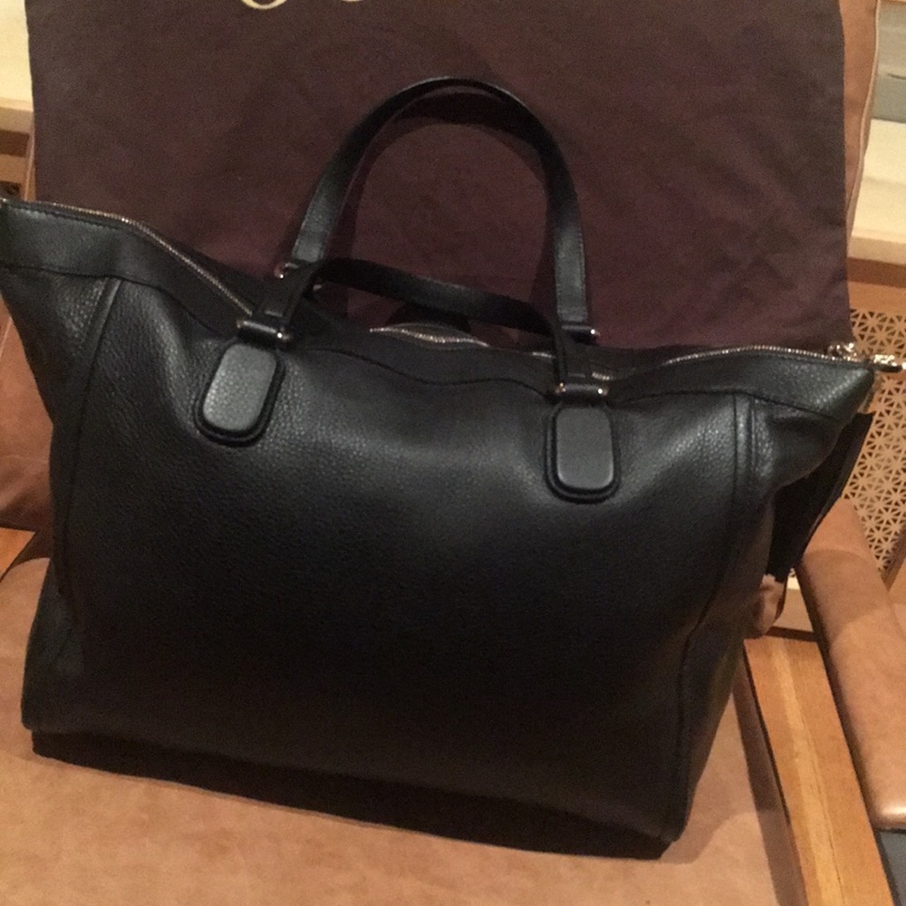 Gucci Black Leather Tote Bag - Picture 6 of 15